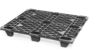 Nestable plastic pallet